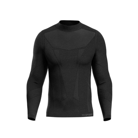 Vivasport Maglia termica uomo 201995 nero - Manica lunga, termica e antivento