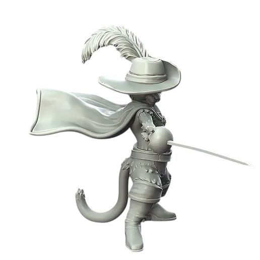 Statua Il Gatto con gli Stivali DreamWorks - Resina Artigianale 19x19cm