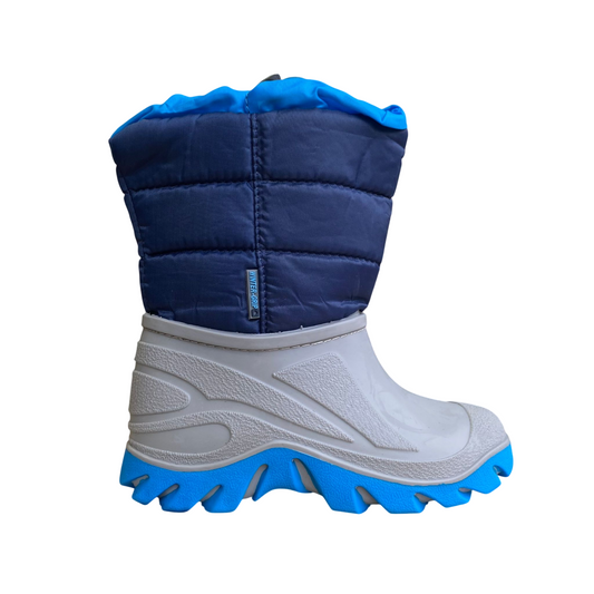 Winter-Grip Stivali da neve Welly Walker 1162 MBG blu-grigio