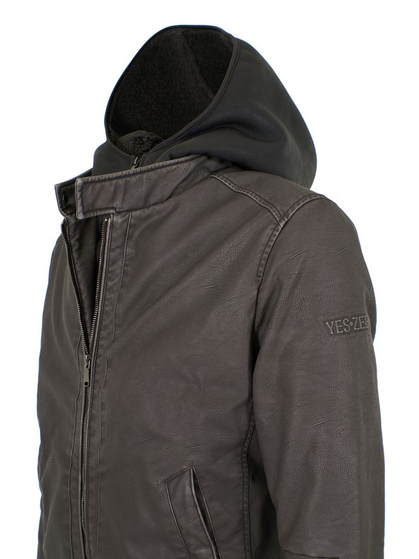 Giubbino Bomber Yes Zee Uomo con Finto Gilet - Moro/Grigio - Stile Urban Versatile
