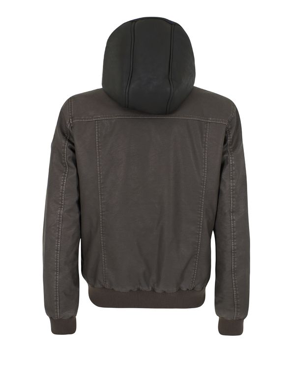 Giubbino Bomber Yes Zee Uomo con Finto Gilet - Moro/Grigio - Stile Urban Versatile