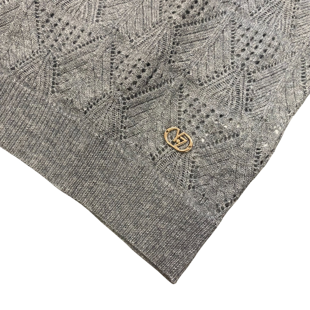 Yes Zee Maglia manica corta Donna Glitter Lavorata 1398 M019 grigio