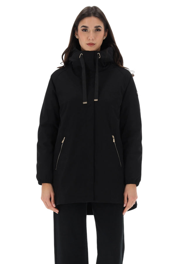 Yes Zee Parka Donna 1659 O069 0801 Nero – Giubbotto Imbottito Elegante