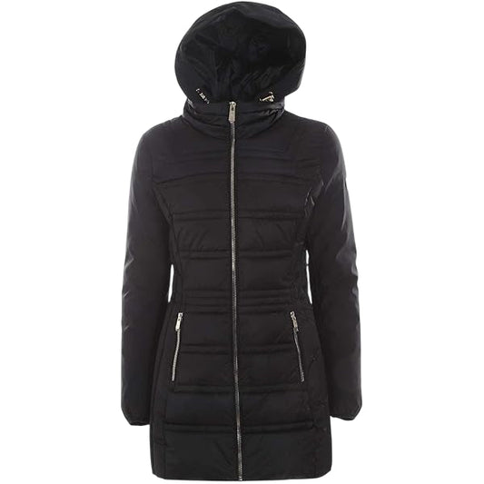 Yes Zee Piumino Lungo con Cappuccio da Ragazza O045 M8JJ 0801 Nero – Comfort Termico, Stile Moderno e Protezione Invernale