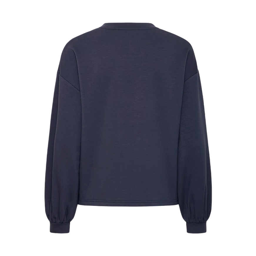 b.young maglia manica lunga da donna Pusti 20811033 blu notte