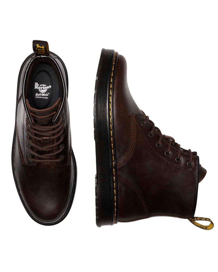 Dr. Martens – Stivaletto Brookline Chukka 41681200 Marrone Scuro | Chukka Urban Heritage, Pelle Premium, Comfort Everyday