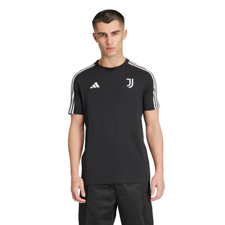 Adidas Maglia Uomo Juventus DNA Nero IY4120 - T-Shirt Calcio Ufficiale