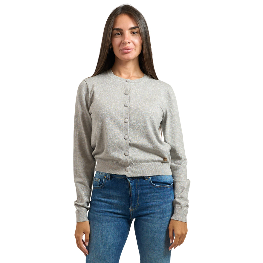 Yes Zee Maglia Cardigan 1039 M001 0819 Grigio