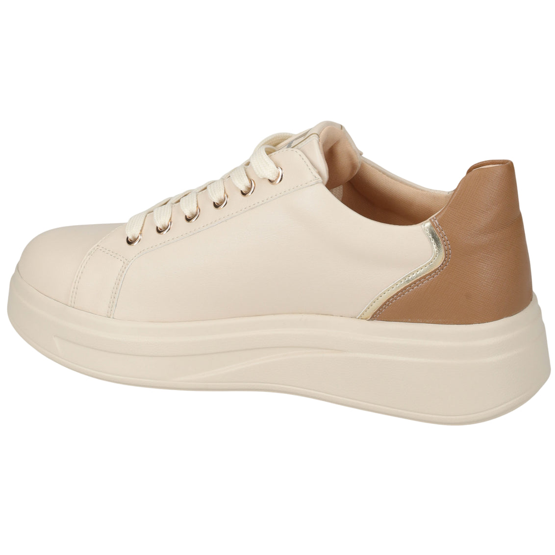 Valleverde – Sneakers Donna 35501 Beige | Scarpe Casual Comode e Versatili per Tutti i Giorni