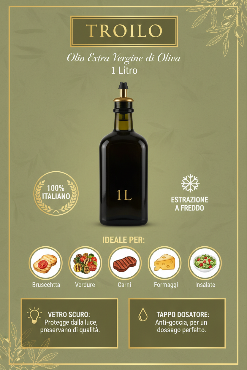 Infografica Olio Troilo 1L