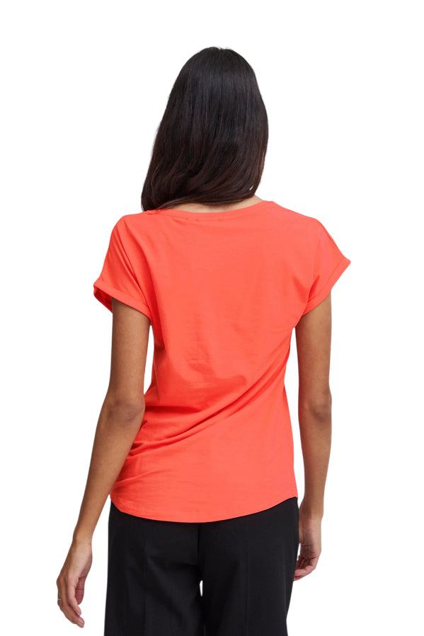 b.young maglietta manica corta donna BYPamila 20804205 181651 corallo