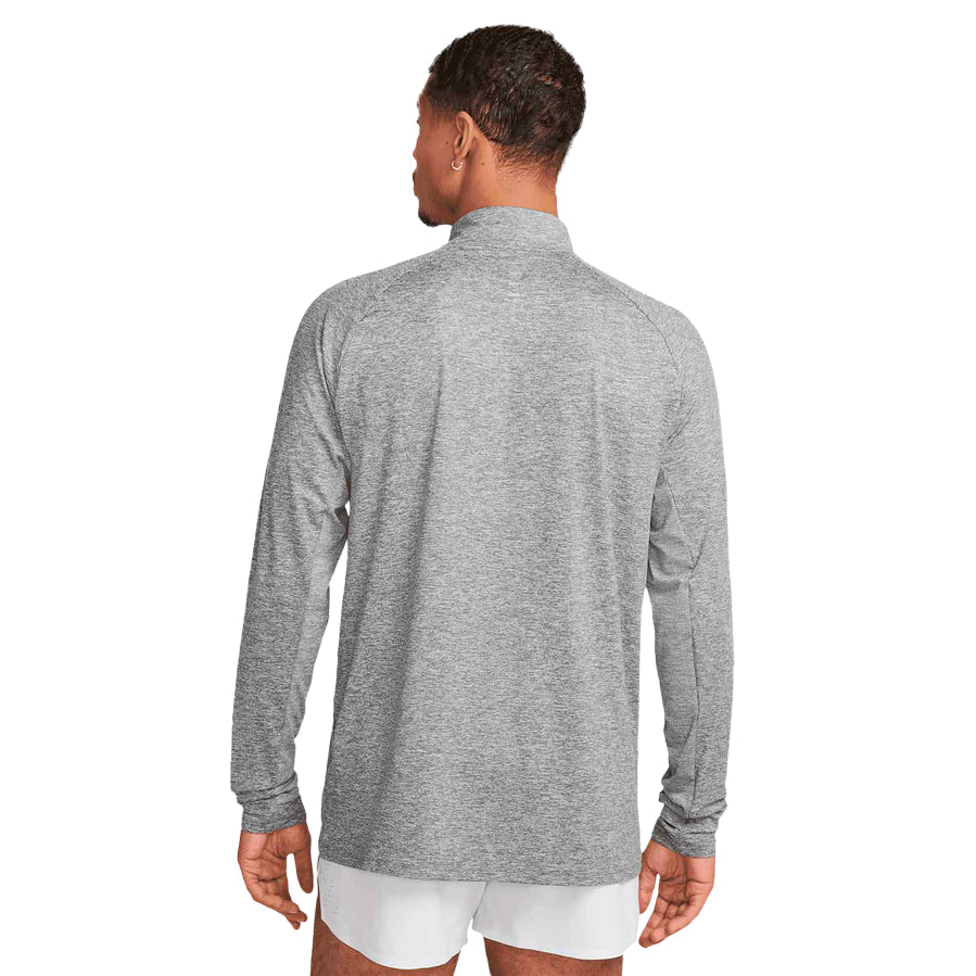 Nike Maglia Running Con Zip 1/4 Dri-FIT Stride HV2180-084 Smoke Grey – Uomo Comfort Sport