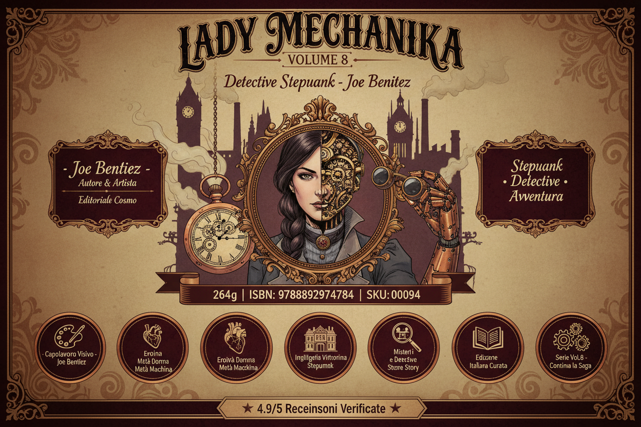 Lady Mechanika Vol.8 Infografica Alternativa