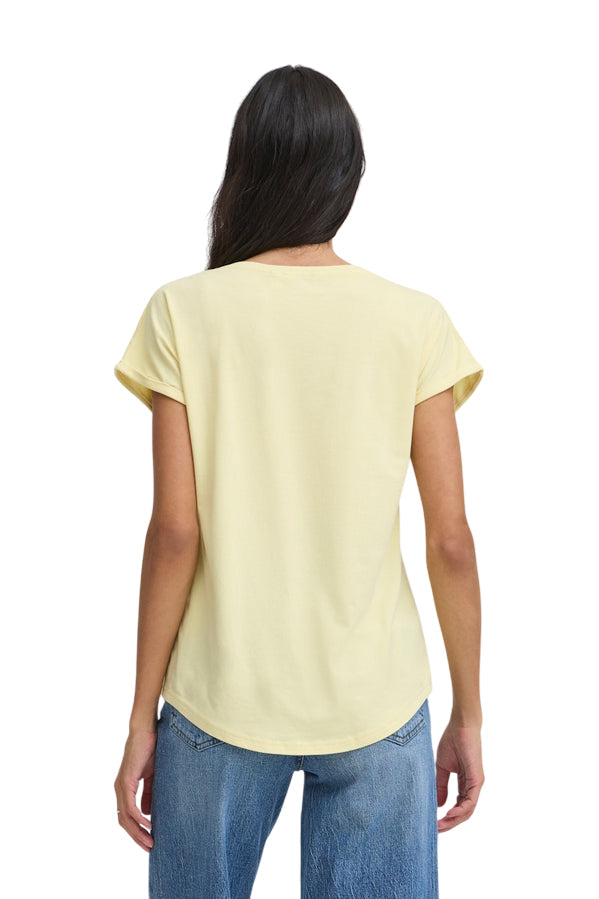 b.young maglietta manica corta donna BYPamila 20804205 80115 limonata