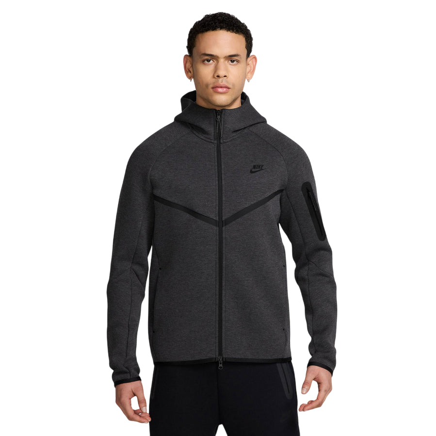 Nike Giacca uomo Tech Fleece Windrunner HV0949-032 Silver-Grey Uomo