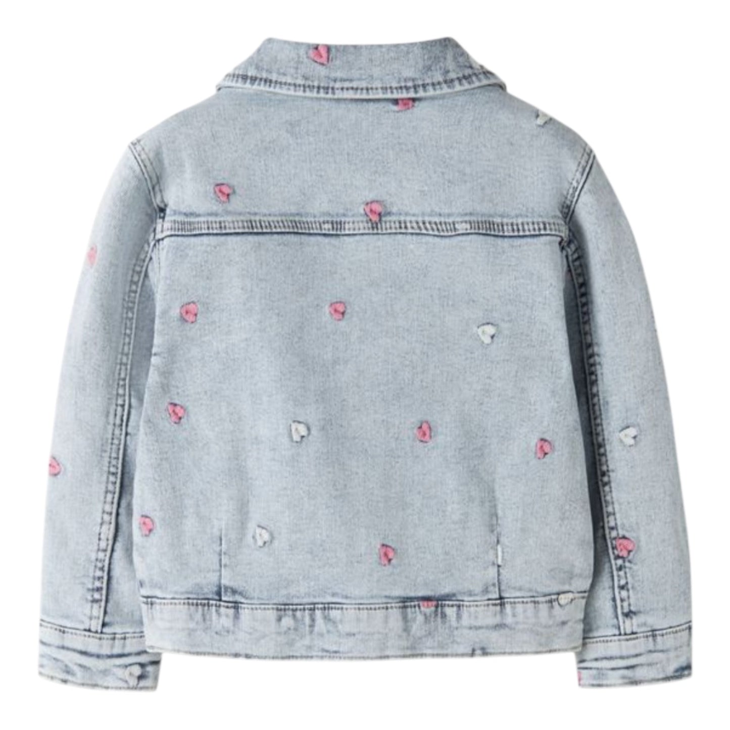 name it giubbini in jeans da bambina 13250731 blu chiaro dietro