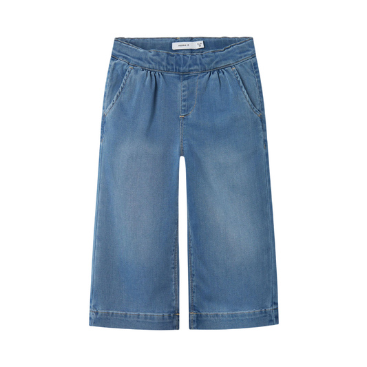 name it pantalone da bambino Bella Wide 13230743 blu medio