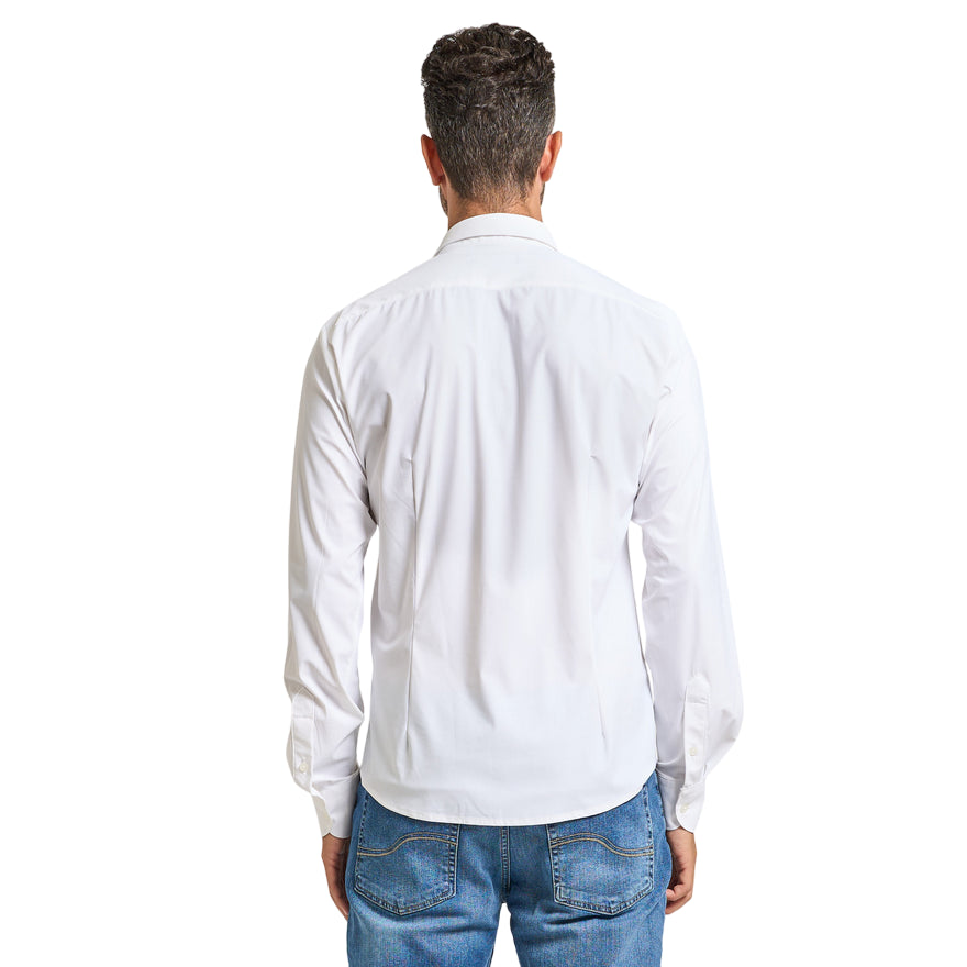 YES ZEE – Camicia Uomo No Stiro 0362 C809 Gesso