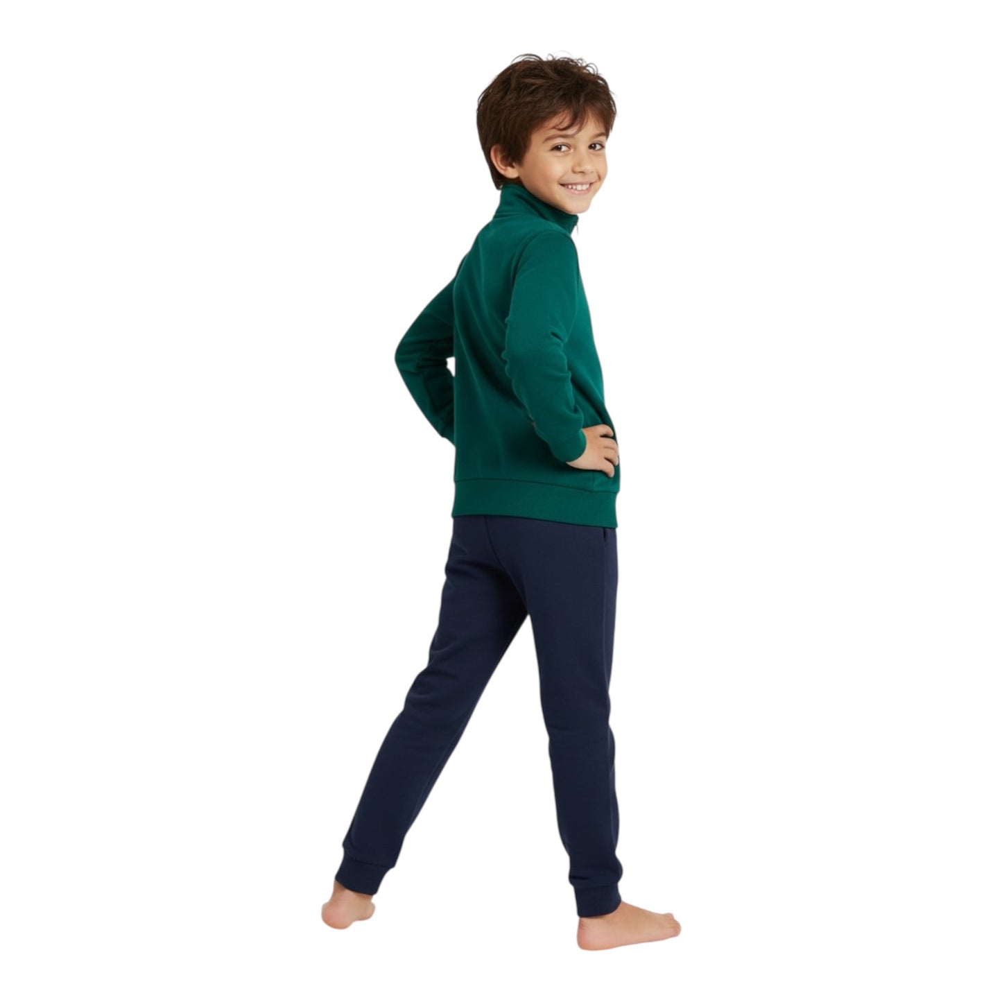 Champion GRAPHIC FULL ZIP SET - Tuta - 307536 GS511 verde-blu