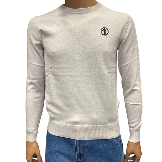 Bikkembergs Maglia Girocollo Uomo BMM1259 3010 beige – Stile e Comfort