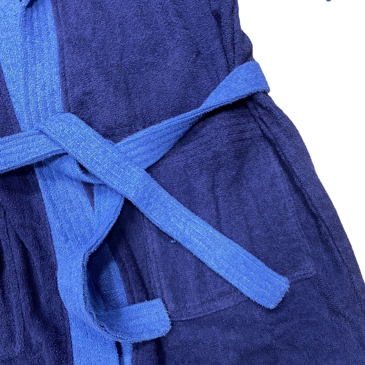 Arena Accappatoio Cotton Robe Bicolor 011690 780 Blu-Azzurro – Comfort Assorbente