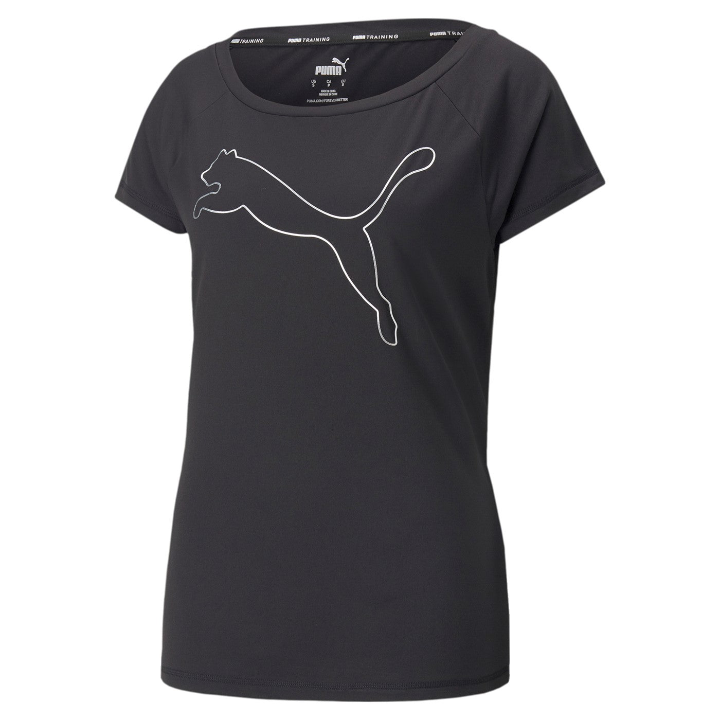 Puma maglietta da donna Train Favorite in cotone Jersey 522420 01 nero