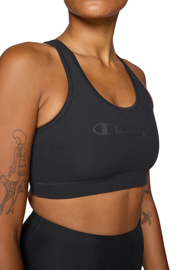 Champion Top Reggiseno donna impatto leggero Nero 118392_KK001