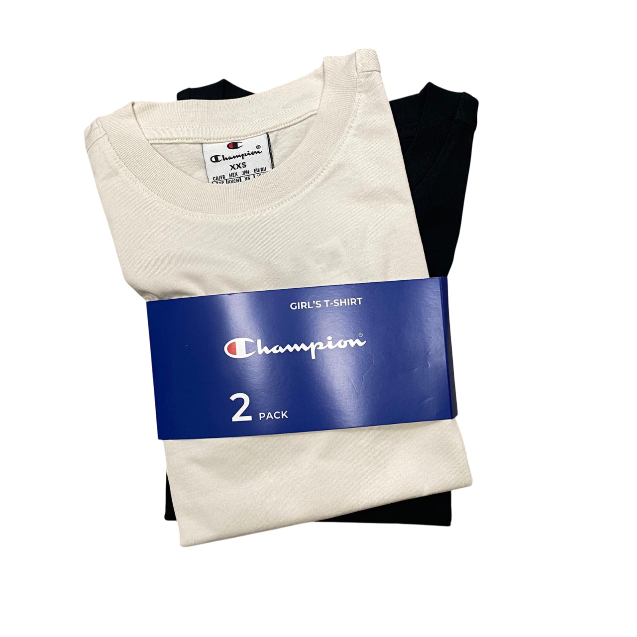 Champion Maglietta Manica Lunga Bambino 405254 WW056 Beige-Nero - Comfort e Stile Junior