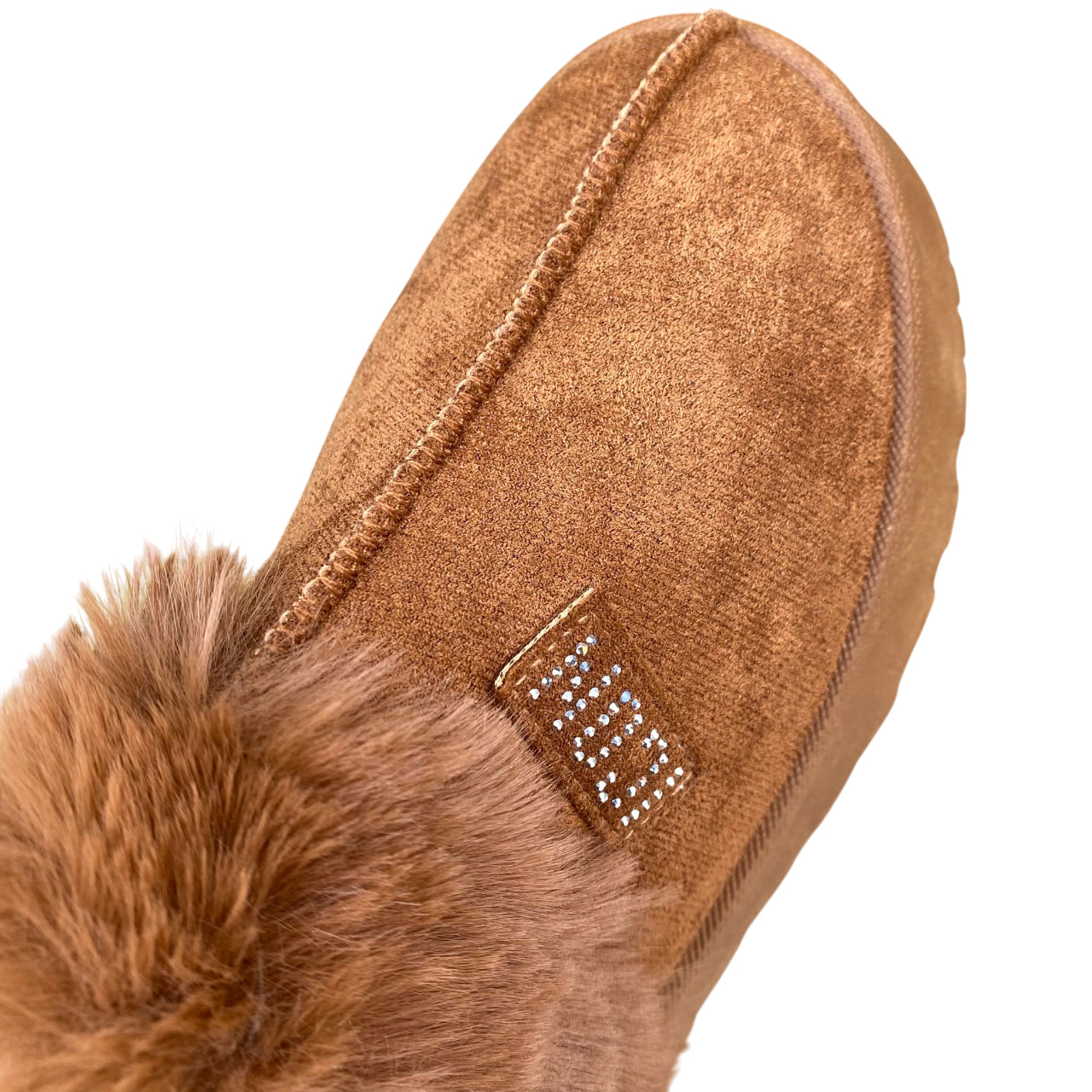 Sabot Icon donna IC04679SD biscotto, platform 4cm, nabuk e logo brillantinato. Comfort, stile.