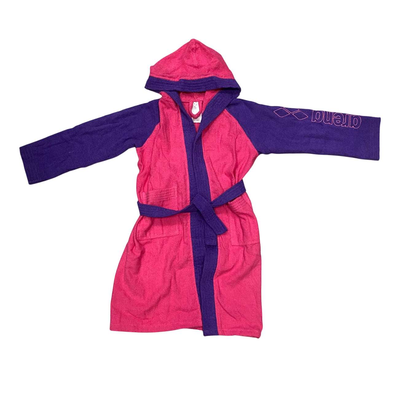 Arena Accappatoio Junior Cotton Robe 011690-909 Rosa-Viola Comfort e Assorbenza