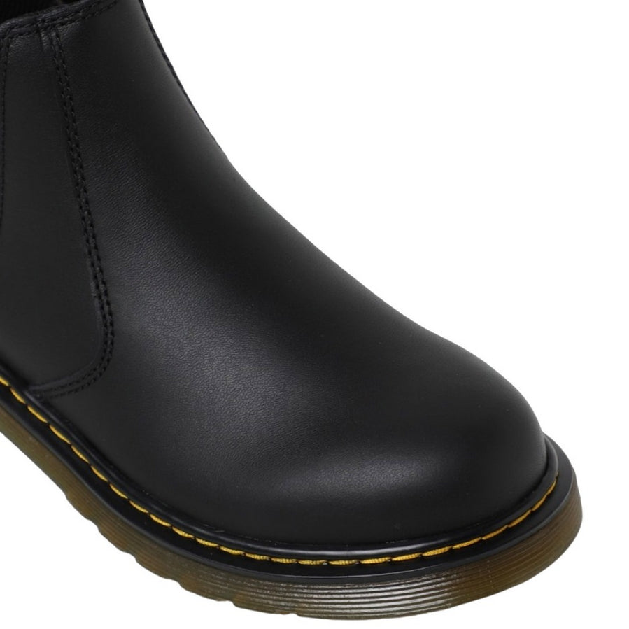 Dr. Martens – Stivaletto Junior Chelsea 2976 Y con Cerniera Laterale 21992001 Nero | Pelle Softy, Slip-on Kids, Comfort Sicuro