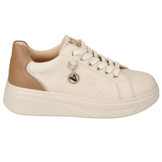 Valleverde – Sneakers Donna 35501 Beige | Scarpe Casual Comode e Versatili per Tutti i Giorni