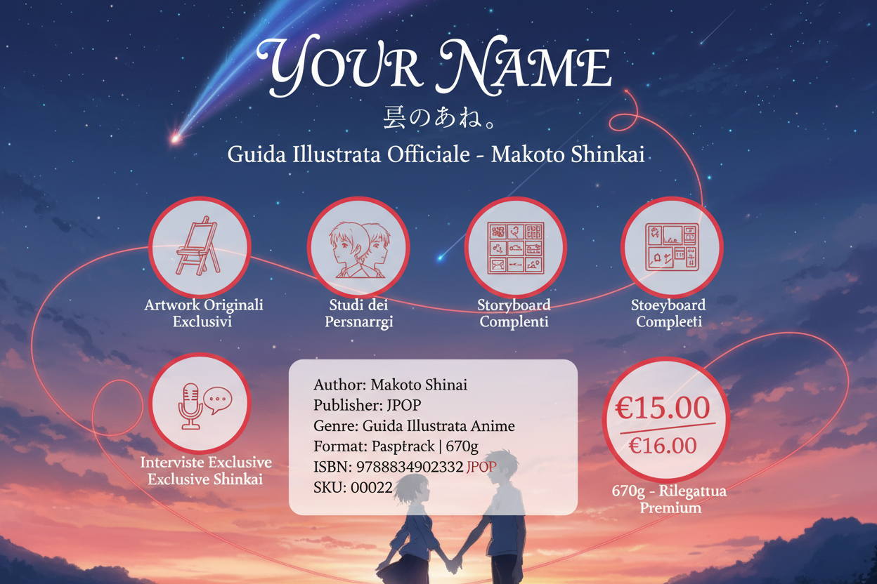Your Name Guida Illustrata Ufficiale Infografica