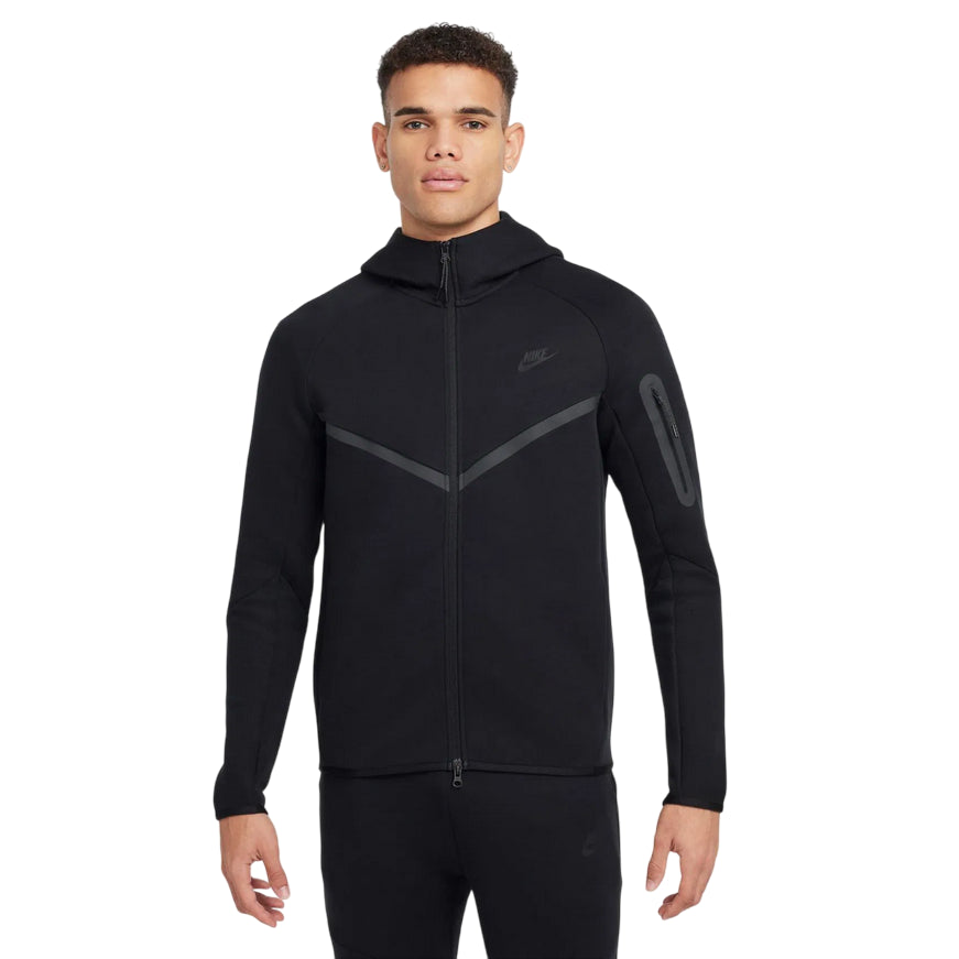 Nike - Felpa con Cappuccio Tech Fleece Windrunner Uomo HV0949-010 Nero